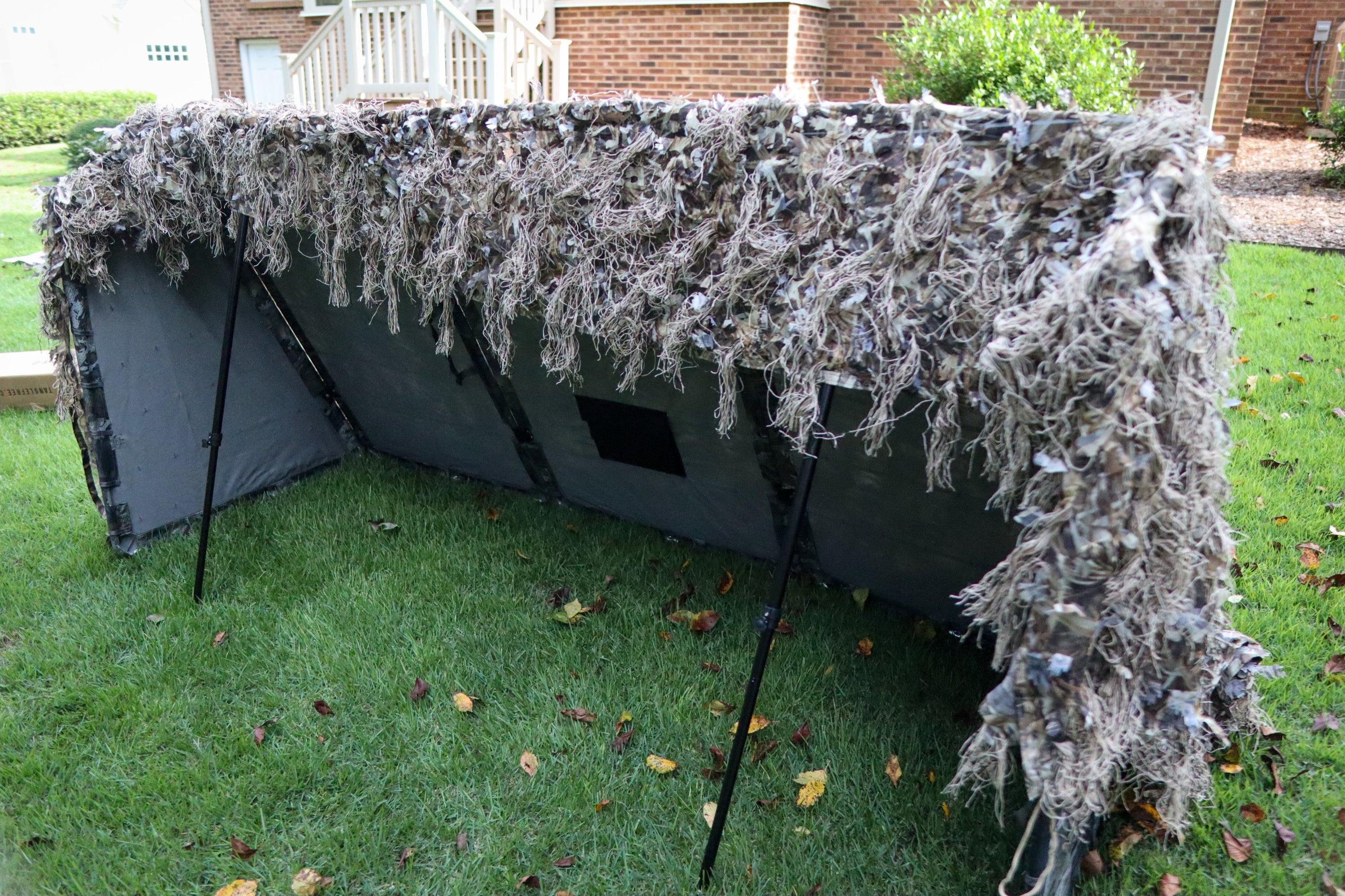 Wetland Grass Camouflage Ghillie Netting by North Mountain Gear 6 ft x 4.5 ft